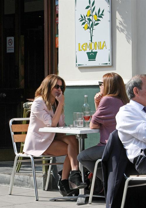 Caroline Flack Primrose Hill in London on March 30, 2012