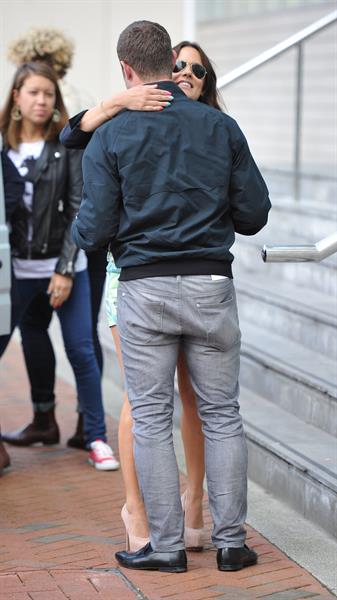 Caroline Flack Lowry Hotel in Manchester on June 4, 2012