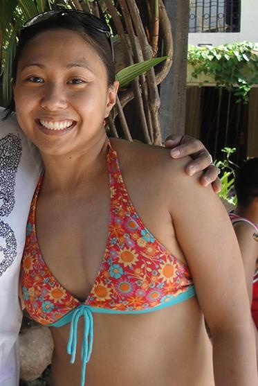 Anonymous in a bikini