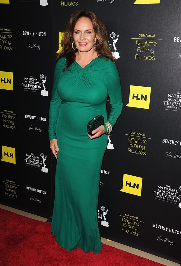 Catherine Bach attends 39th Annual Daytime Emmy Awards at The Beverly Hilton Hotel on June 23, 2012 in Beverly Hills, California