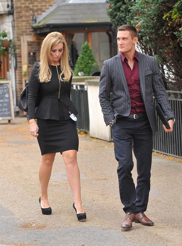 Catherine Tyldesley in London - October 26, 2012