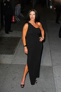 Catherine Zeta-Jones - arrives at The Late Show 1/10/13  
