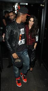 Cheryl Cole at the Rose Club in London 12/20/12 