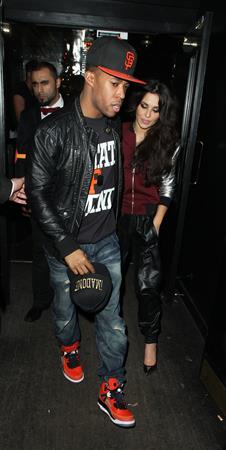 Cheryl Cole at the Rose Club in London 12/20/12 