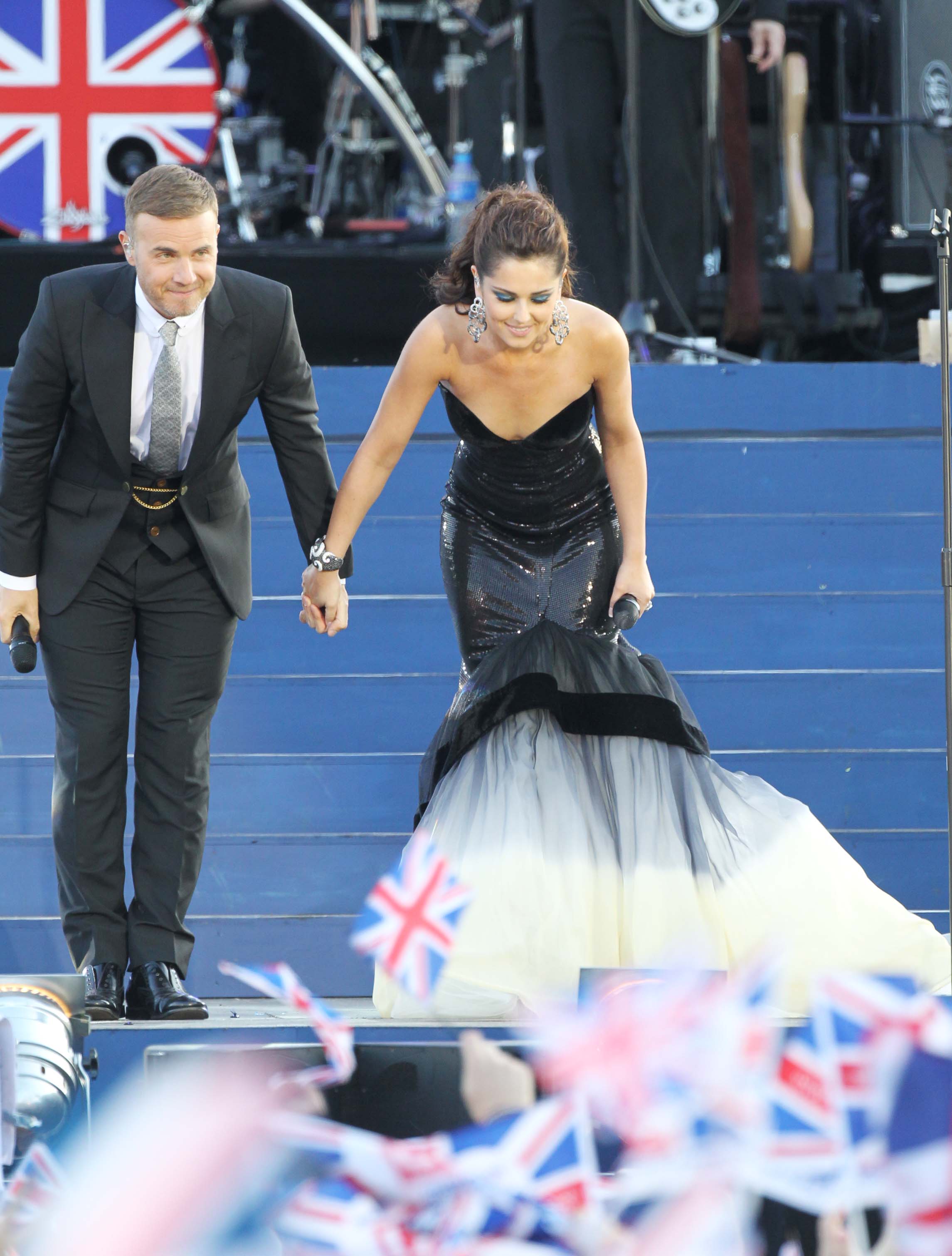 Cheryl Fernandez-Versini Pictures Cheryl Tweedy Cole - Performing at Queen Diamond Jubilee Concert in London, June 4, 2012