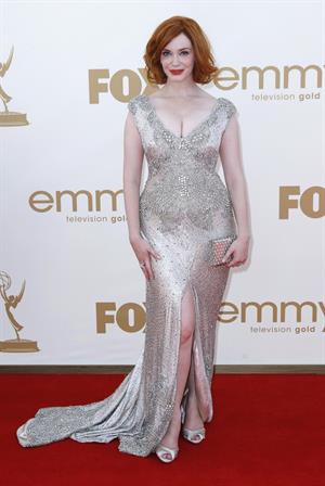 Christina Hendricks 63rd Primetime Emmy Awards on September 18, 2011