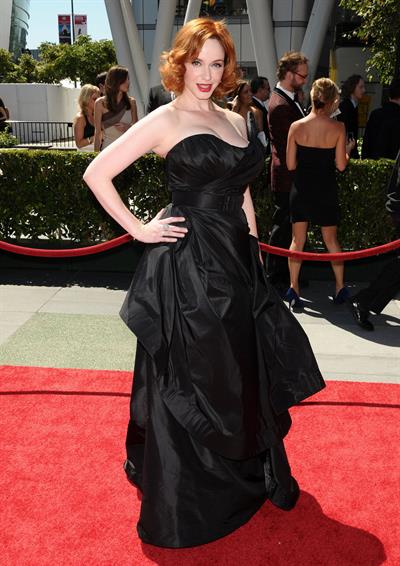Christina Hendricks 62nd Creative Emmy Awards in Los Angeles on August 21, 2010 