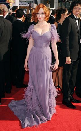 Christina Hendricks at the 62nd Annual Primetime Emmy Awards on August 29, 2010 
