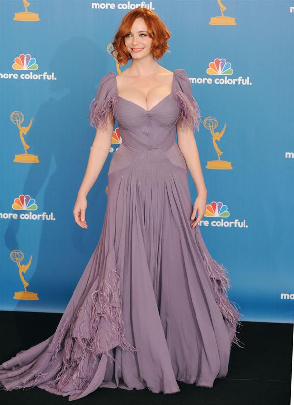 Christina Hendricks at the 62nd Annual Primetime Emmy Awards on August 29, 2010 