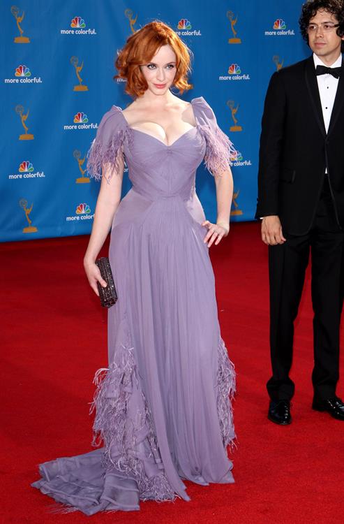 Christina Hendricks at the 62nd Annual Primetime Emmy Awards on August 29, 2010 