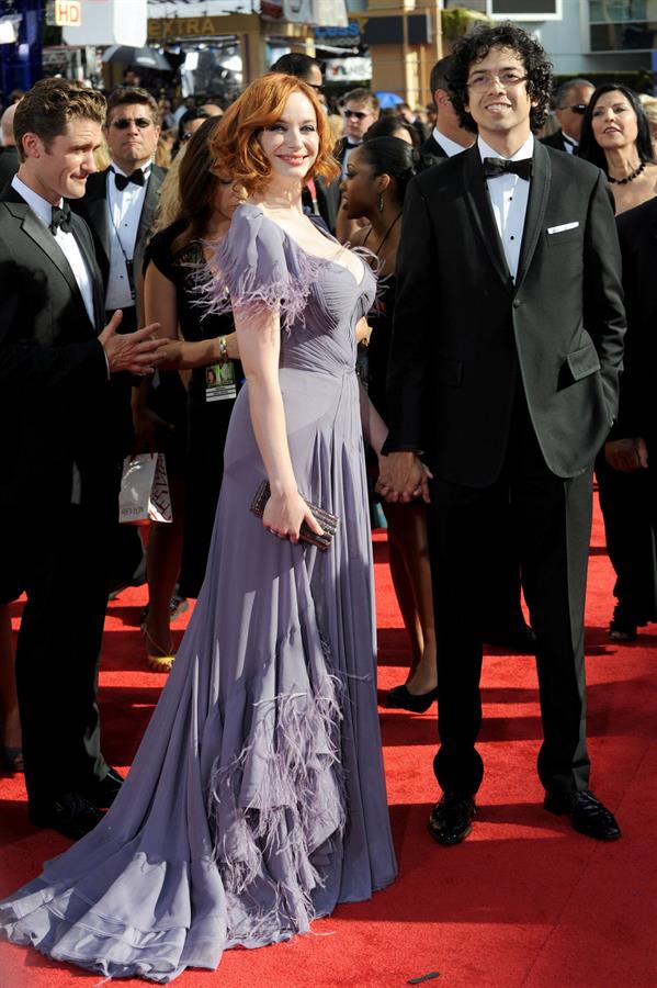 Christina Hendricks at the 62nd Annual Primetime Emmy Awards on August 29, 2010 