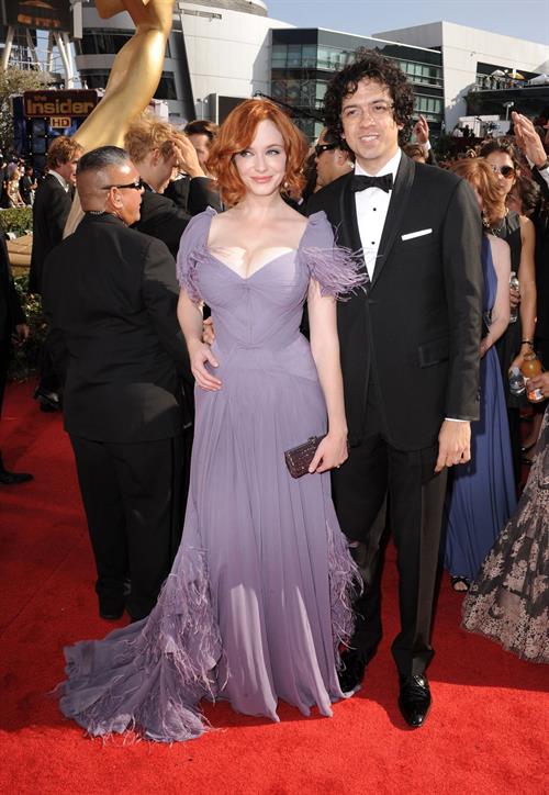 Christina Hendricks at the 62nd Annual Primetime Emmy Awards on August 29, 2010 