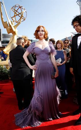 Christina Hendricks at the 62nd Annual Primetime Emmy Awards on August 29, 2010 
