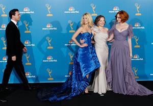 Christina Hendricks at the 62nd Annual Primetime Emmy Awards on August 29, 2010 