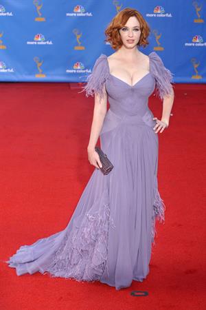 Christina Hendricks at the 62nd Annual Primetime Emmy Awards on August 29, 2010 