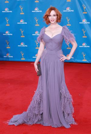 Christina Hendricks at the 62nd Annual Primetime Emmy Awards on August 29, 2010 