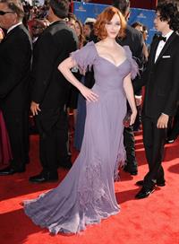 Christina Hendricks at the 62nd Annual Primetime Emmy Awards on August 29, 2010 