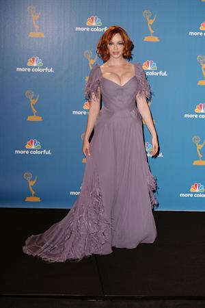 Christina Hendricks at the 62nd Annual Primetime Emmy Awards on August 29, 2010 