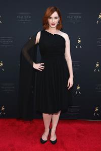 Christina Hendricks The Launch of Johnnie Walker Platinum, October 2, 2013 