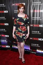 Christina Hendricks Mad Men Season 4 Finale screening at the 21 Club on October 17, 2010 