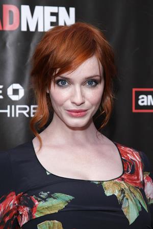 Christina Hendricks Mad Men Season 4 Finale screening at the 21 Club on October 17, 2010 