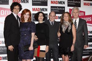 Christina Hendricks Mad Men photocall at Forum des Images in Paris on February 9 