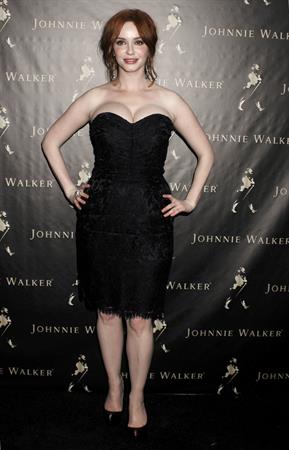 Christina Hendricks Johnnie Walker Father's Day gifting event in New York City on June 9, 2011