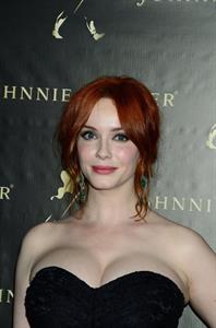 Christina Hendricks Johnnie Walker Father's Day gifting event in New York City on June 9, 2011