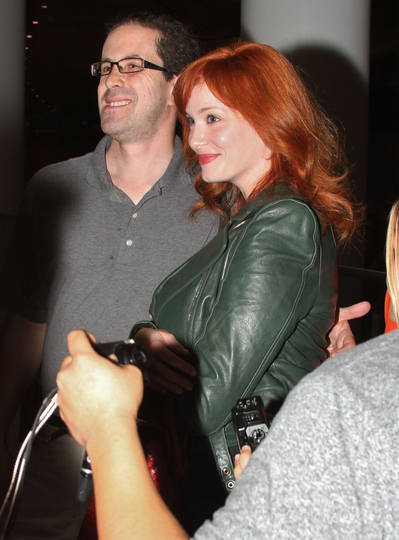 Christina Hendricks Pictures Christina Hendricks - Arriving on a flight at the Toronto International Airport - September 5, 2012