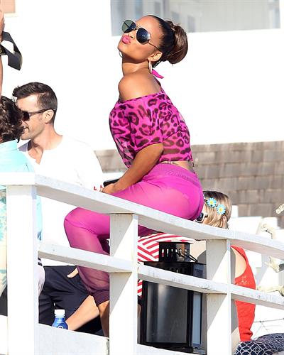 Christina Milian - Havana Nights Collection event in Malibu (24.08.2012)