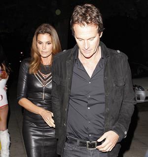 Cindy Crawford Attending A Halloween Party In Beverly Hills - October 26, 2012