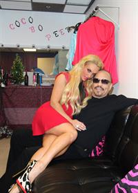 Coco Austin before her meet and greet and Peepshow in Las Vegas 21-Dec-2012 