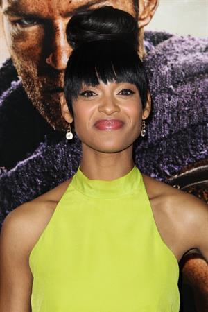 Cynthia Addai-Robinson Spartacus War of the Damned Los Angeles Premiere January 22, 2013