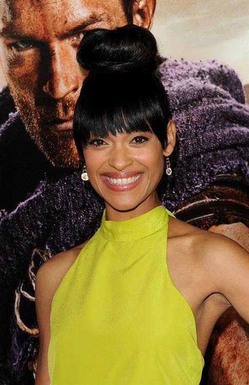 Cynthia Addai-Robinson Spartacus War of the Damned Los Angeles Premiere January 22, 2013