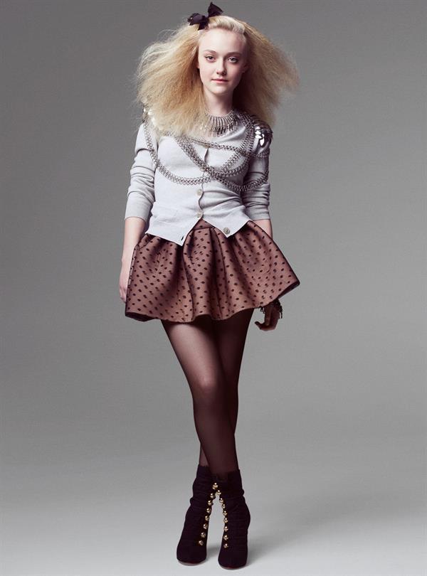 Dakota Fanning - Tesh Photoshoot For Marie Claire 