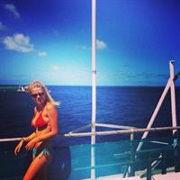 Frankie Gaff in a bikini