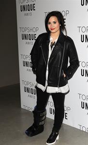 Demi Lovato London Fashion Week 2013 Topshop Unique in London 2/17/13 