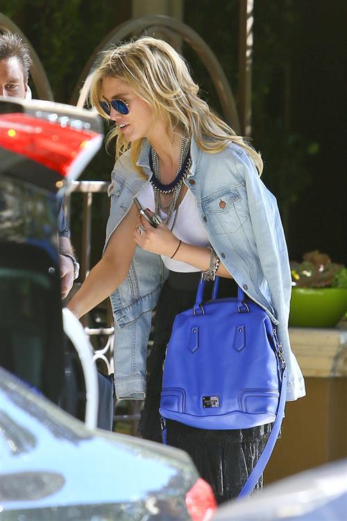 Delta Goodrem arrives at the Four Seasons Hotel Jan 21, 2013 