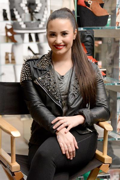 Demi Lovato Topshop Topman LA Grand Opening at The Grove in LA 2/14/13 