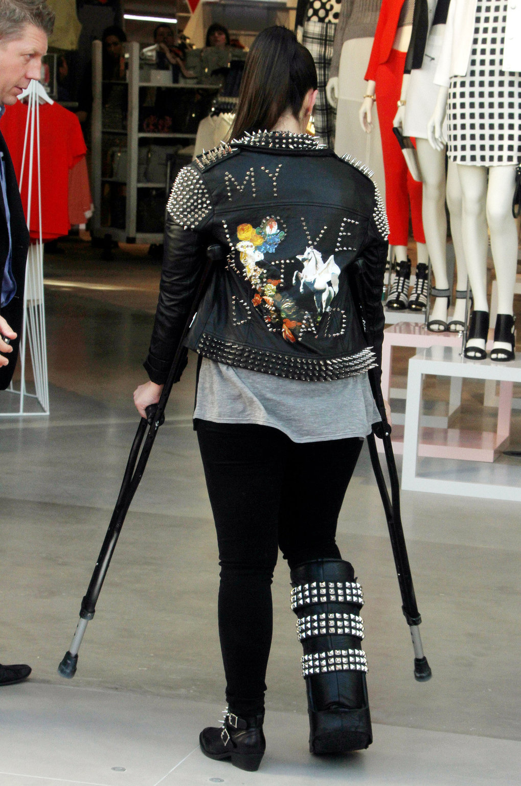 Demi Lovato Topshop Topman LA Grand Opening at The Grove in LA 2/14/13 
