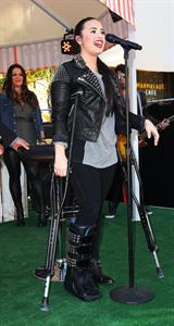 Demi Lovato Topshop Topman LA Grand Opening at The Grove in LA 2/14/13 
