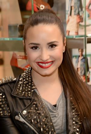 Demi Lovato Topshop Topman LA Grand Opening at The Grove in LA 2/14/13 
