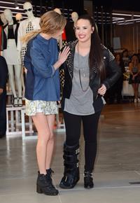 Demi Lovato Topshop Topman LA Grand Opening at The Grove in LA 2/14/13 