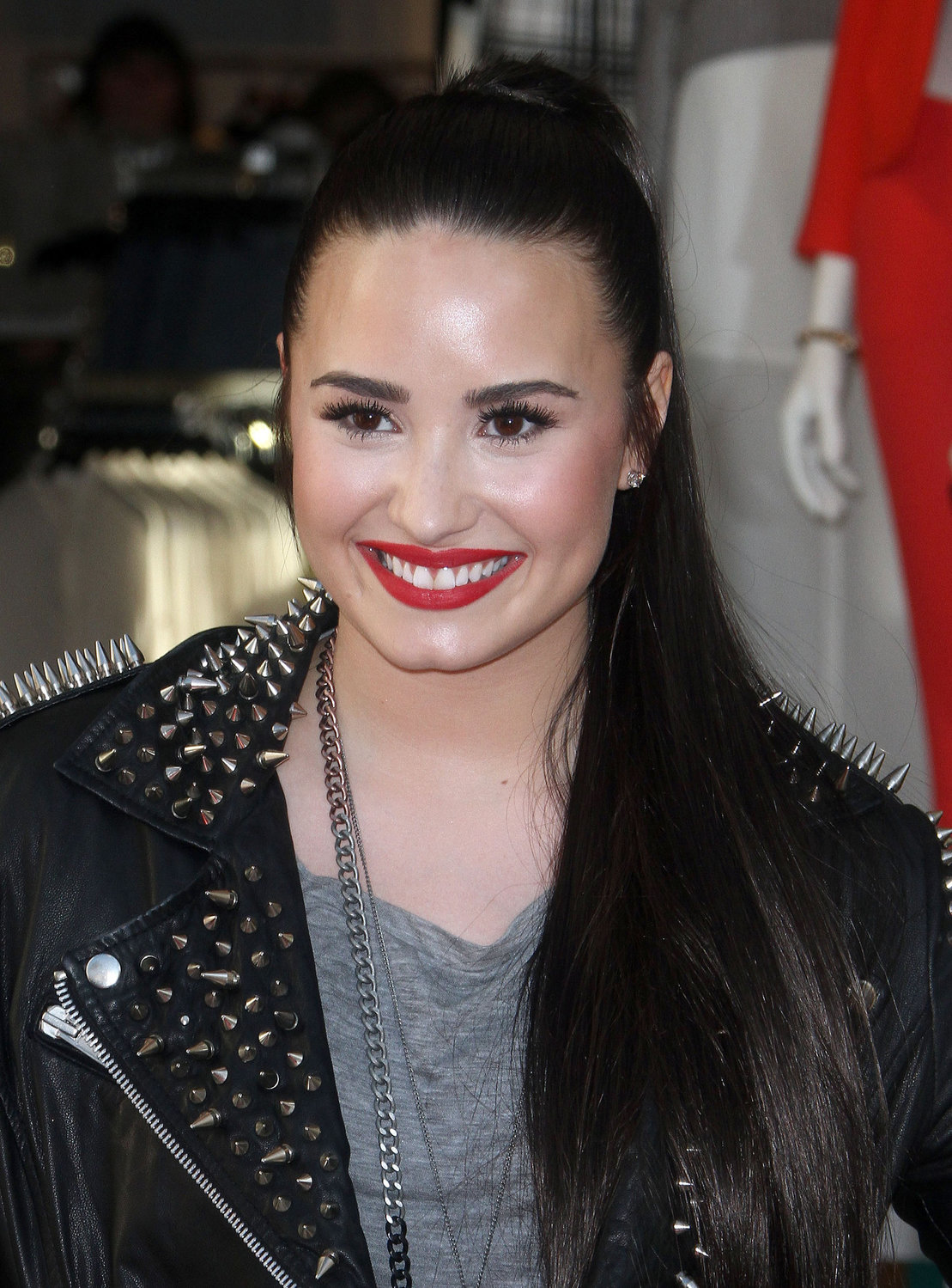 Demi Lovato Topshop Topman LA Grand Opening at The Grove in LA 2/14/13 