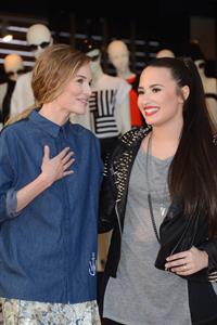 Demi Lovato Topshop Topman LA Grand Opening at The Grove in LA 2/14/13 