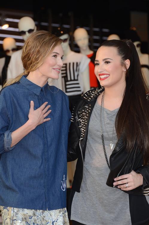 Demi Lovato Topshop Topman LA Grand Opening at The Grove in LA 2/14/13 
