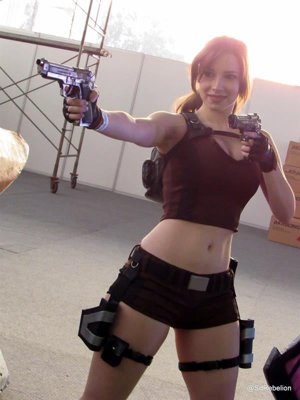 Enji Night as Lara Croft