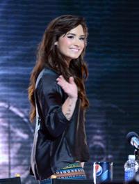 Demi Lovato The X Factor season finale news conference in LA 12/17/12 