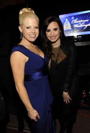 Demi Lovato TNT Christmas 2012 @ the National bldg Museum in WA 12/9/12 