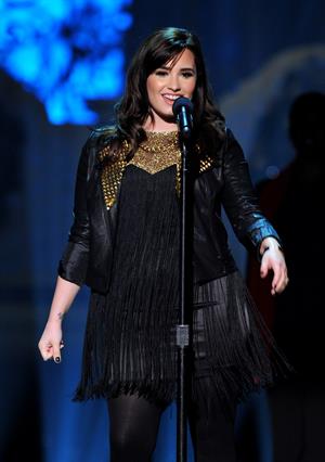 Demi Lovato TNT Christmas 2012 @ the National bldg Museum in WA 12/9/12 